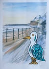 "Sid at Sidmouth..." Hand embellished Steve McCracken Limited Edition Giclee Print 1/2...