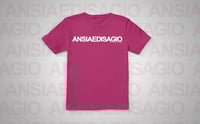 ANSIA E DISAGIO FUCSIA / WHITE T-SHIRT [LIMITED]