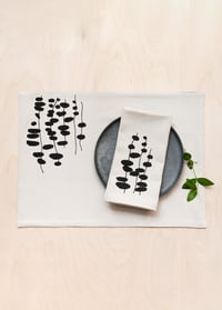 Image 2 of Napkins - Tang - Black - Set of Two
