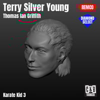 Image 3 of Terry Silver 3D printed head Karate Kid 3