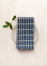 Image 1 of Napkins - Karlis - Indigo - Set of Two