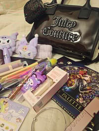Image 3 of NICHOLES CUSTOM RESERVED Juicy Couture Soft Serve Satchel Meets Kuromi Bundle 