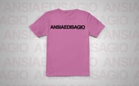 ANSIA E DISAGIO LIGHT PINK / BLACK T- SHIRT [LIMITED]