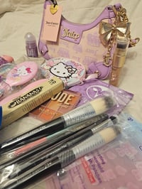 Image 4 of Juicy Couture Vintage Shoulder Bag Makeup Bundle Featuring Hello Kitty 
