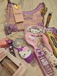 Image 6 of Juicy Couture Vintage Shoulder Bag Makeup Bundle Featuring Hello Kitty 