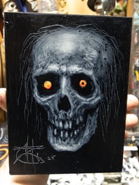 "Shadow Skull" Oil Sketch