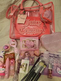 Image 2 of Juicy Couture 3 in 1 Tote Makeup Bundle Featuring Hello Kitty 