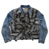 FAUX FUR DENIM JACKET 