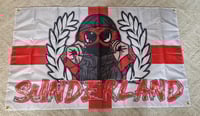 **HALF PRICE**5x3ft (Normally £15) Sunderland CP Casual Football/Ultras Flag.