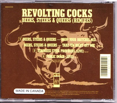 REVOLTING COCKS-Beers Steers Queers (Remixes) CD/ Original STILL SEALED!