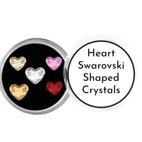 Heart Swarovski Shaped Crystals 