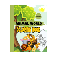 Animal World Coloring Book