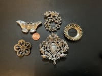 Image 4 of 5 costume jewelry brooches 