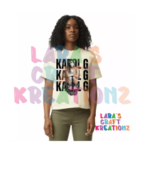 Image 2 of LATINA FOREVA COMFORT COLORS CROP TOPS