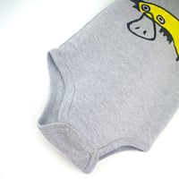 Image 2 of 'Platypus', light grey infant onesie