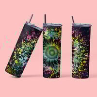 Image 3 of Vibrant Sunflower Splash T20pz Thermal Tumbler