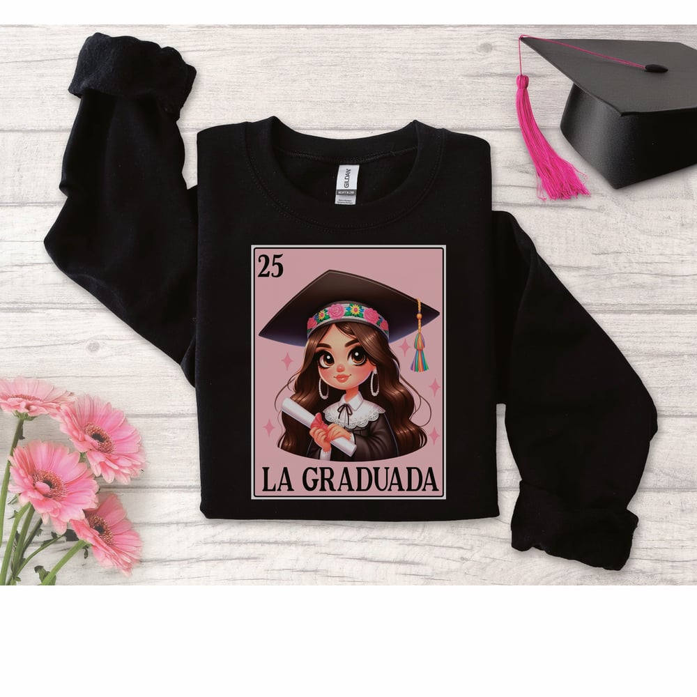 Image of LA GRADUADA LOTERIA CARD T-SHIRT OR SWEATER