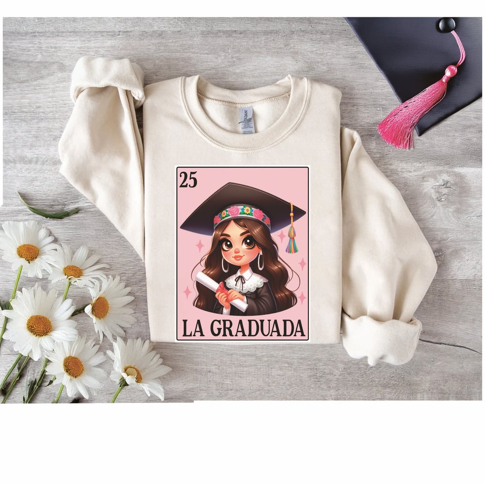 Image of LA GRADUADA LOTERIA CARD T-SHIRT OR SWEATER