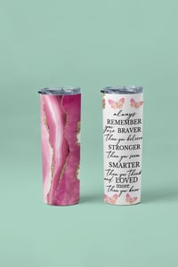 Image 5 of Empowerment Tumbler with Inspirational Quote 20oz Thermal Tumbler