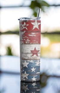 Image 3 of Patriotic Dad Hero 20oz Thermal Tumbler 