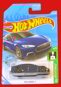 Image 10 of 2019 Hot Wheels Super Treasure Hunt STH Tesla Models S – Diecast Car NIP