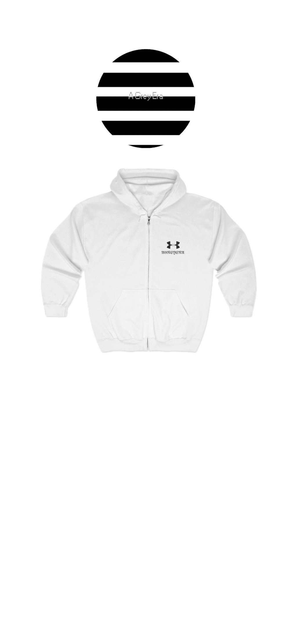 A GREY ERA UNDER ARMOUR ZIP