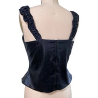Image 3 of Waxy Denim Princess Top
