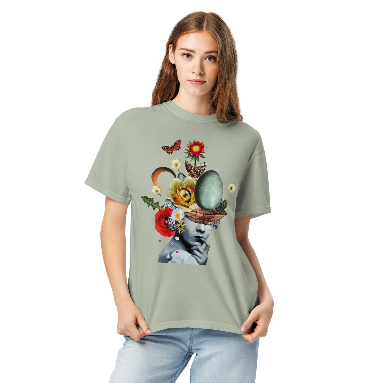 Image of The Personification of EGGcelllence - Unisex Garment-dyed Heavyweight T-shirt
