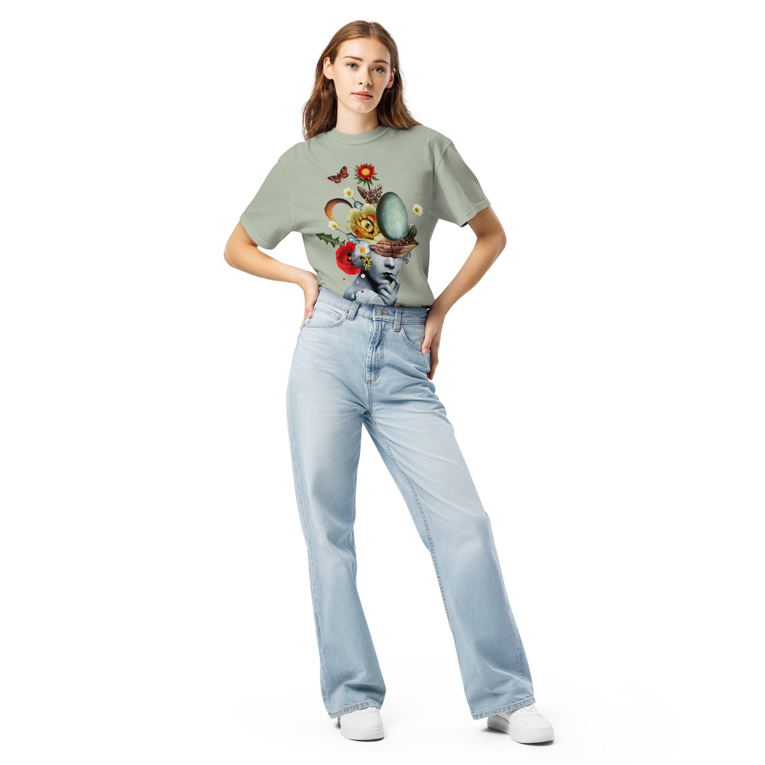 Image of The Personification of EGGcelllence - Unisex Garment-dyed Heavyweight T-shirt