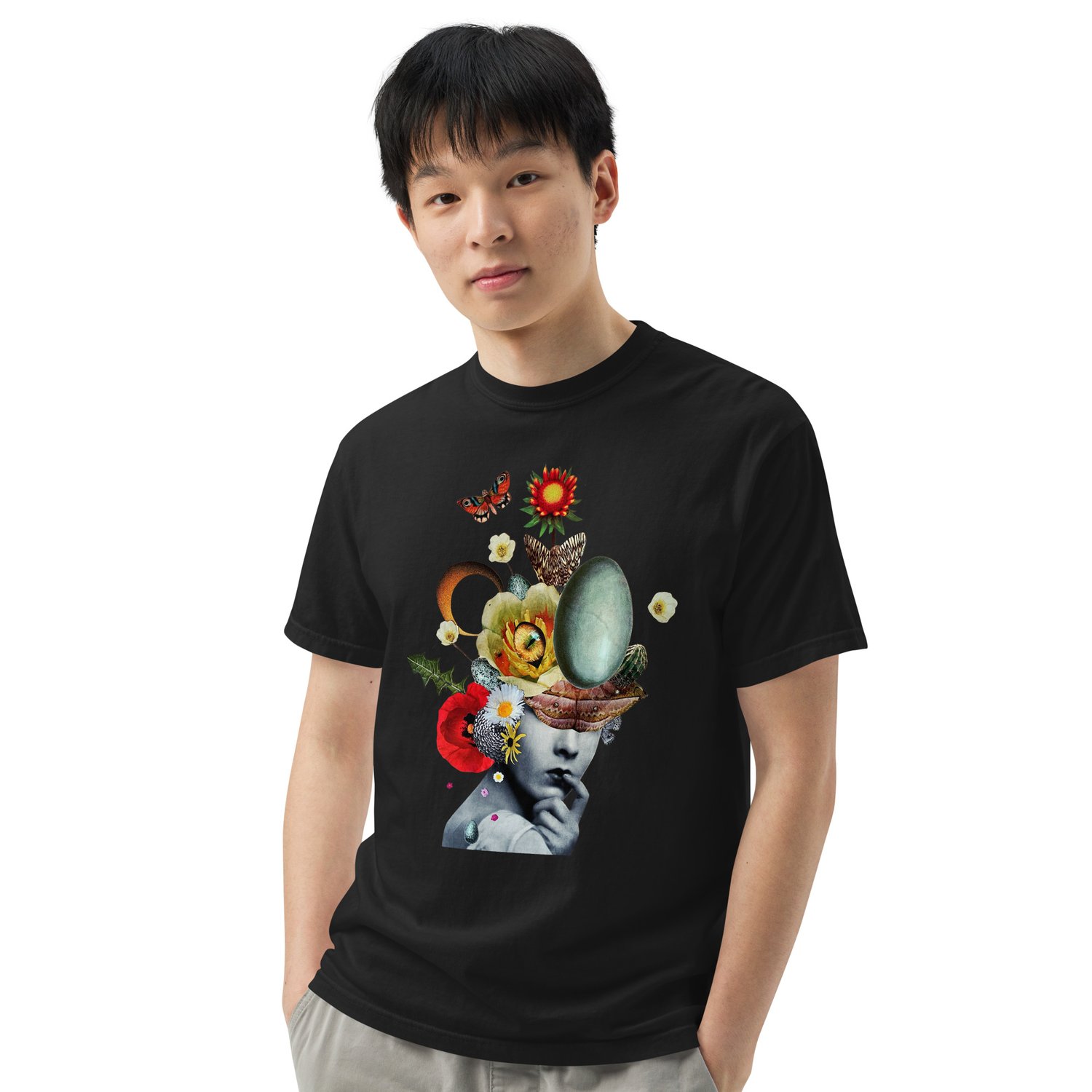 Image of The Personification of EGGcelllence - Unisex Garment-dyed Heavyweight T-shirt