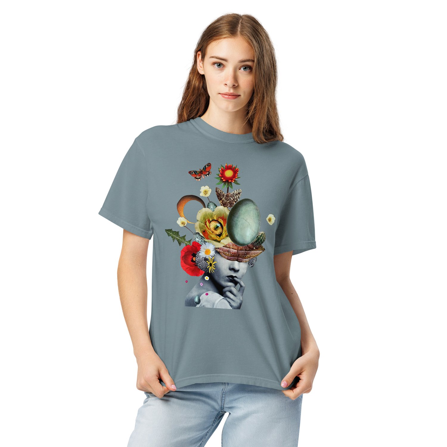 Image of The Personification of EGGcelllence - Unisex Garment-dyed Heavyweight T-shirt