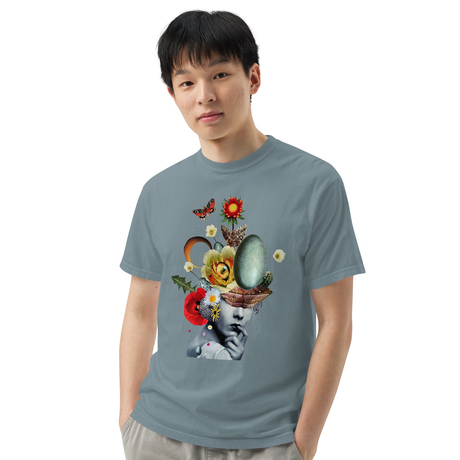 Image of The Personification of EGGcelllence - Unisex Garment-dyed Heavyweight T-shirt