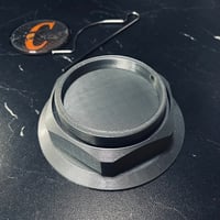 Image 3 of Steady Works - Silver Racing Hart C1 style replacement caps, set of 4