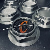 Image 4 of Steady Works - Silver Racing Hart C1 style replacement caps, set of 4