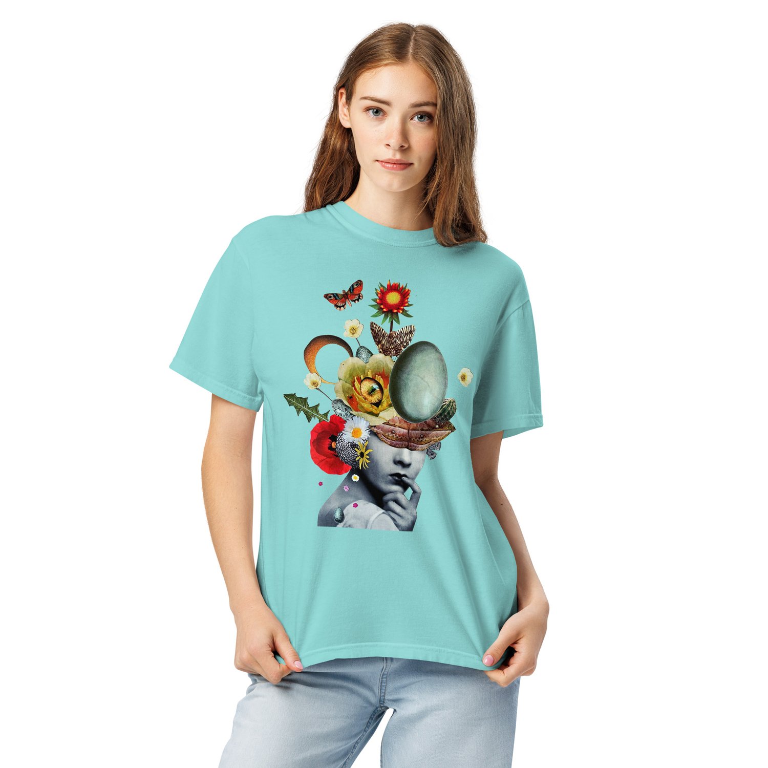 Image of The Personification of EGGcelllence - Unisex Garment-dyed Heavyweight T-shirt