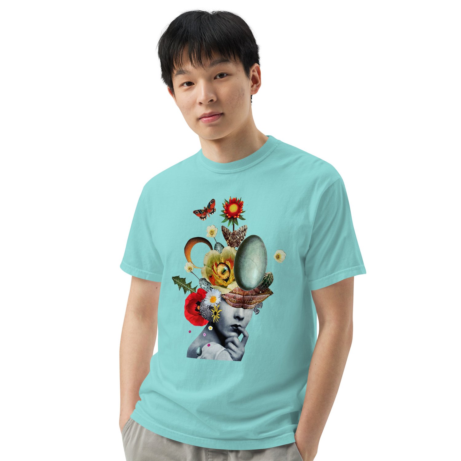 Image of The Personification of EGGcelllence - Unisex Garment-dyed Heavyweight T-shirt