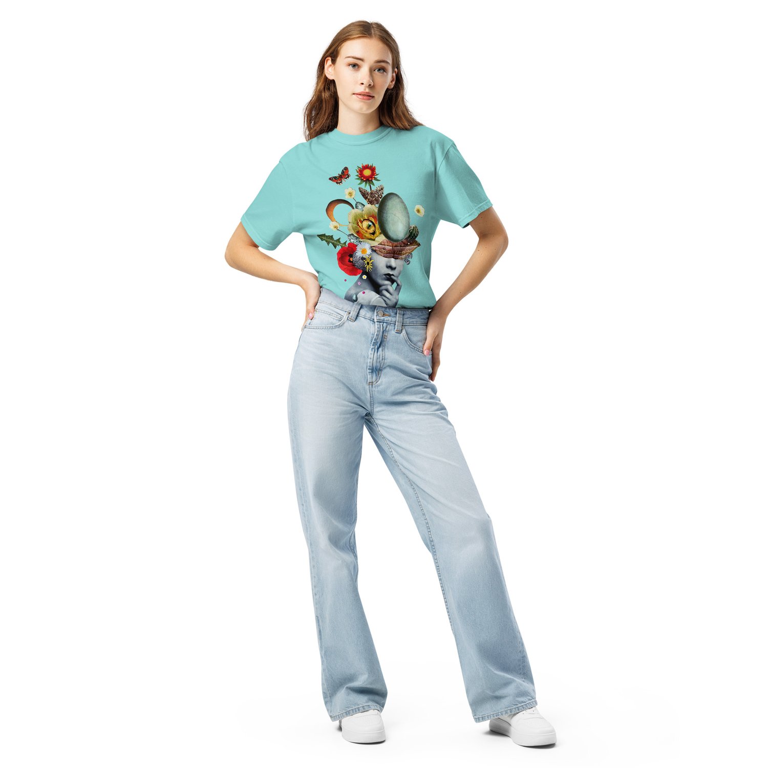 Image of The Personification of EGGcelllence - Unisex Garment-dyed Heavyweight T-shirt