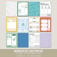 Wanderlust 6x8 Papers (Digital)