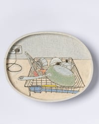 Image of Invisible to Some #3 – ceramic wallplate artwork