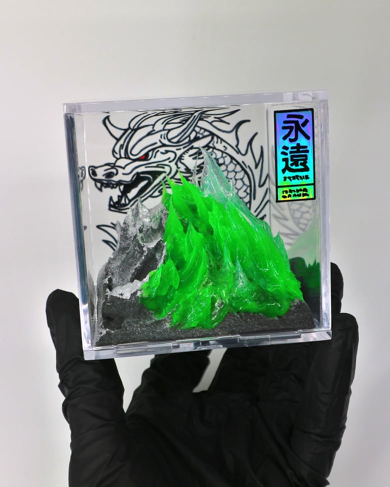 Image of "ETERNITY 永遠 SOUL" - Original CUBE painting #010