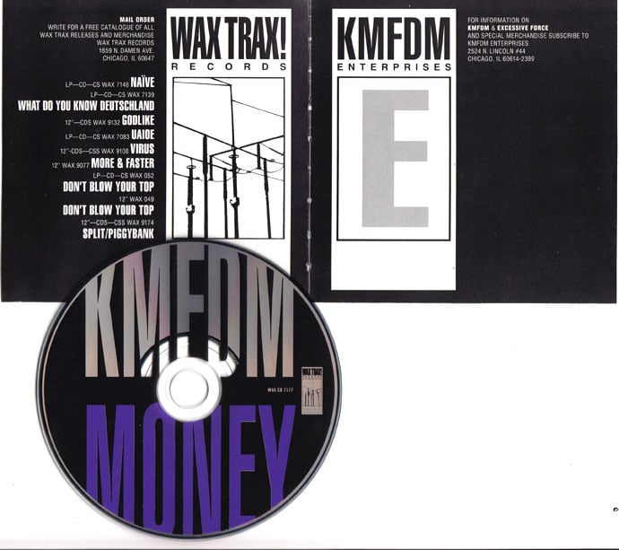 KMFDM-Money CD/ Out of Print Rare