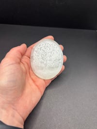 Image 5 of Selenite palm stone 