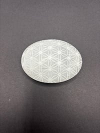 Image 6 of Selenite palm stone 