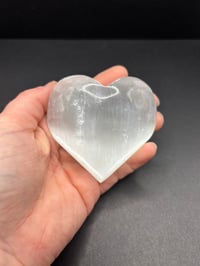 Image 7 of Selenite palm stone 