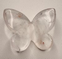 Image 1 of CLEAR QUARTZ BUTTERFLY