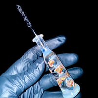Image 1 of 1/1 SLUTSLOVEHASH X IANMICHAELGLASS TRIPPY BRUNETTE DOU GLOSTICK TOOL