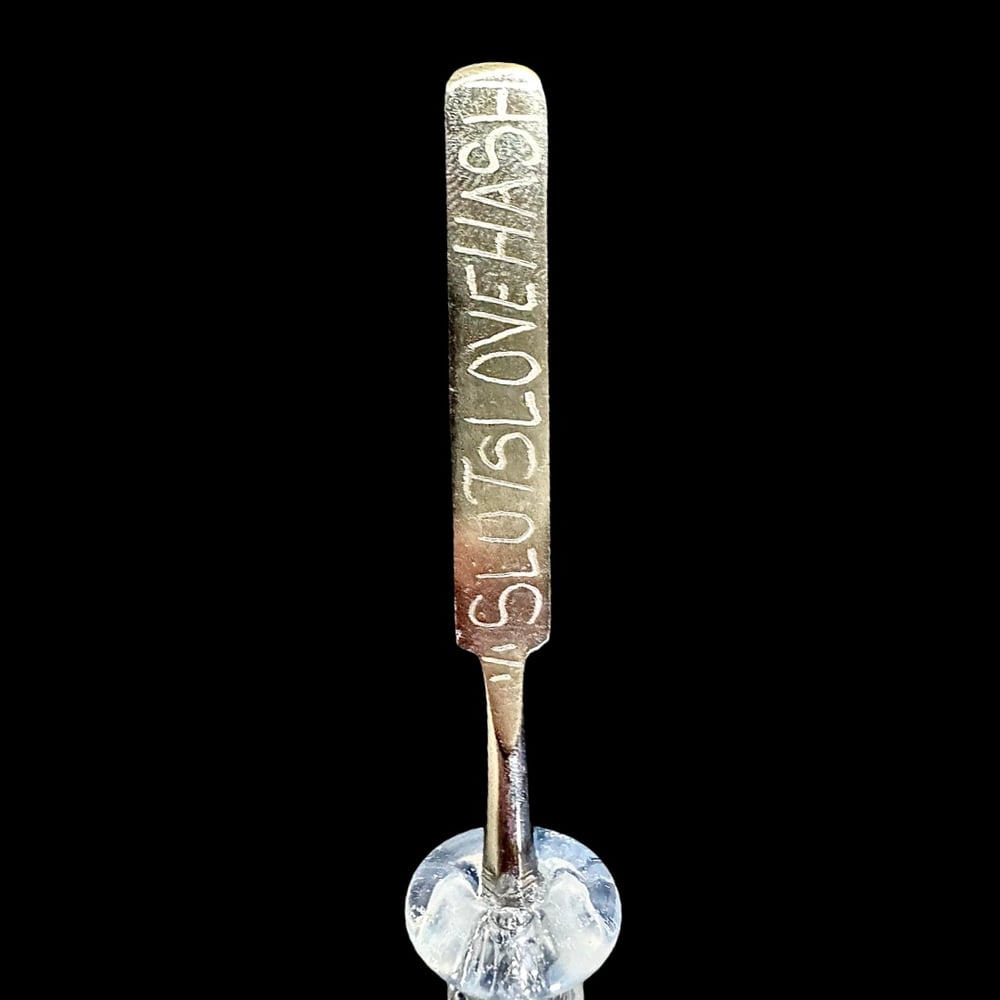 Image of 1/1 SLUTSLOVEHASH X IANMICHAELGLASS TRIPPY BRUNETTE DOU GLOSTICK TOOL