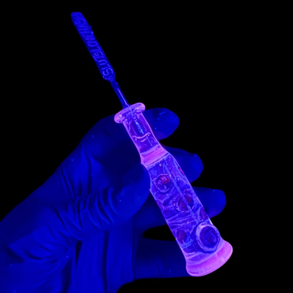 Image of 1/1 SLUTSLOVEHASH X IANMICHAELGLASS TRIPPY BRUNETTE DOU GLOSTICK TOOL