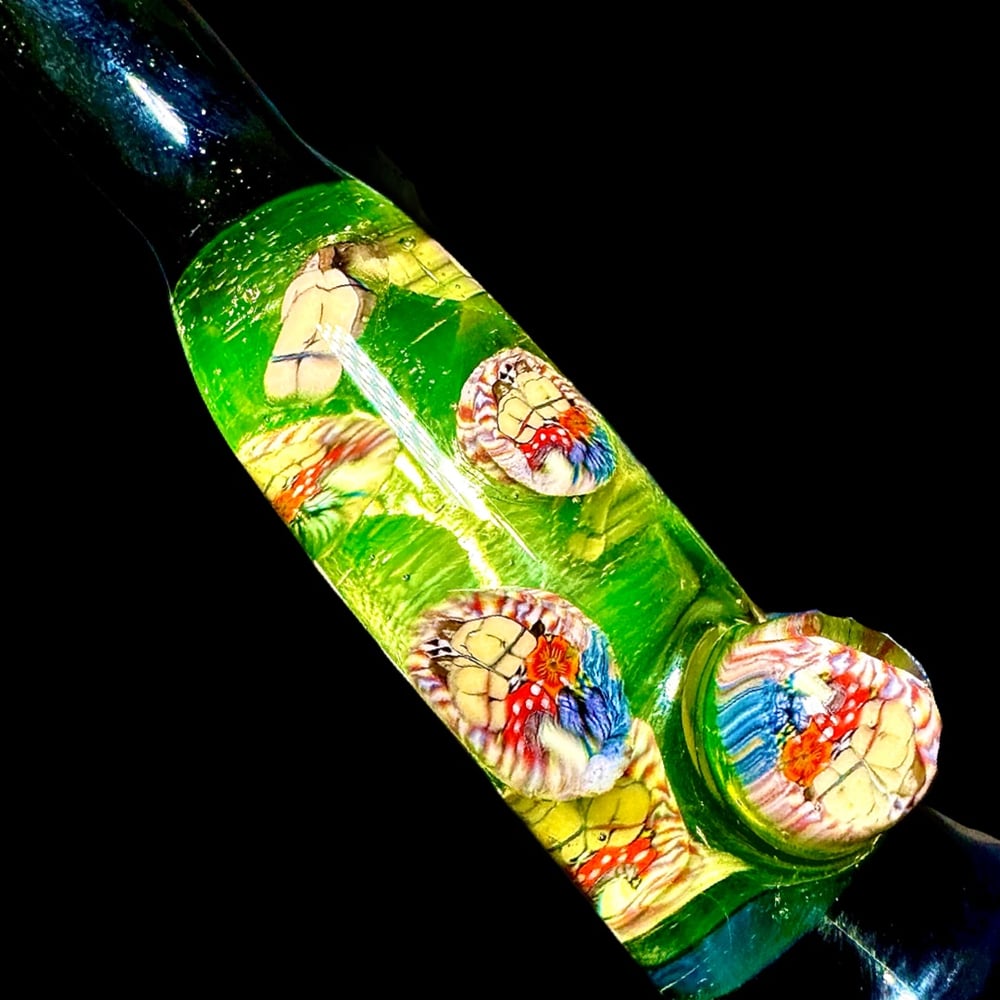 Image of 1/1 SLUTSLOVEHASH x @IANMICHAELGLASS Trippy Brunette Dou Illuminati UV Tool