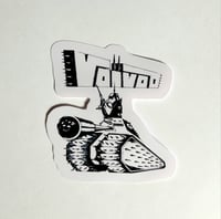 Image 1 of Voivod Spiked Tank Matte Vinyl Sticker 